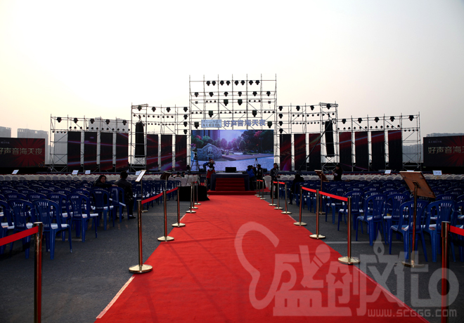 好聲音海天夜--布置現(xiàn)場